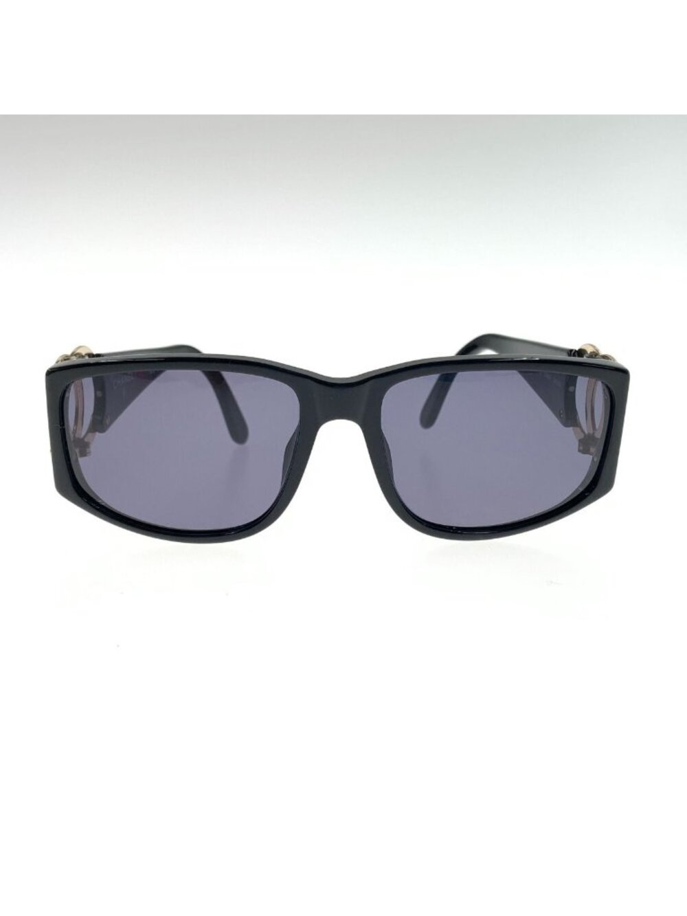 Chanel Coco Mark Sunglasses 02461 94305 Gold Black - Picture 2 of 8